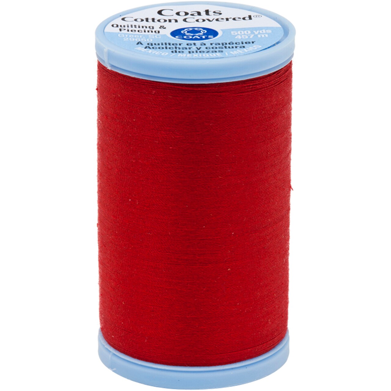 Coats Cotton Covered Quilting & Piecing Thread 500Yd-Red